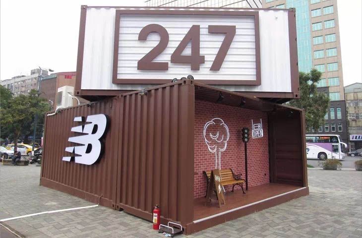 集裝箱展示廳集裝箱產品銷售集裝箱房屋